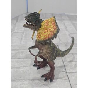 2020 Adventure Force Dilophosaurus Realistic Sturdy Plastic 8" Dinosaur Figure